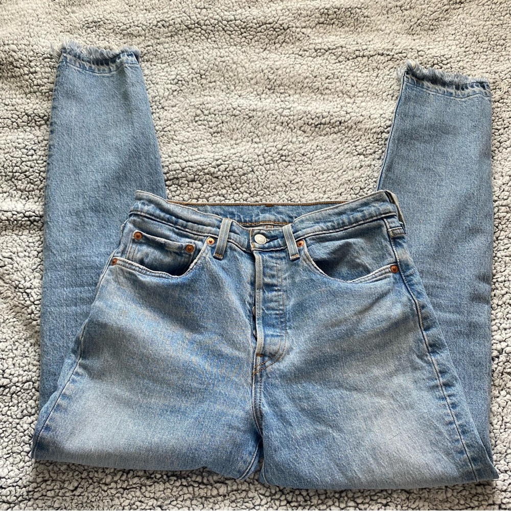 Levi's womens 501 skinny jeans, 27